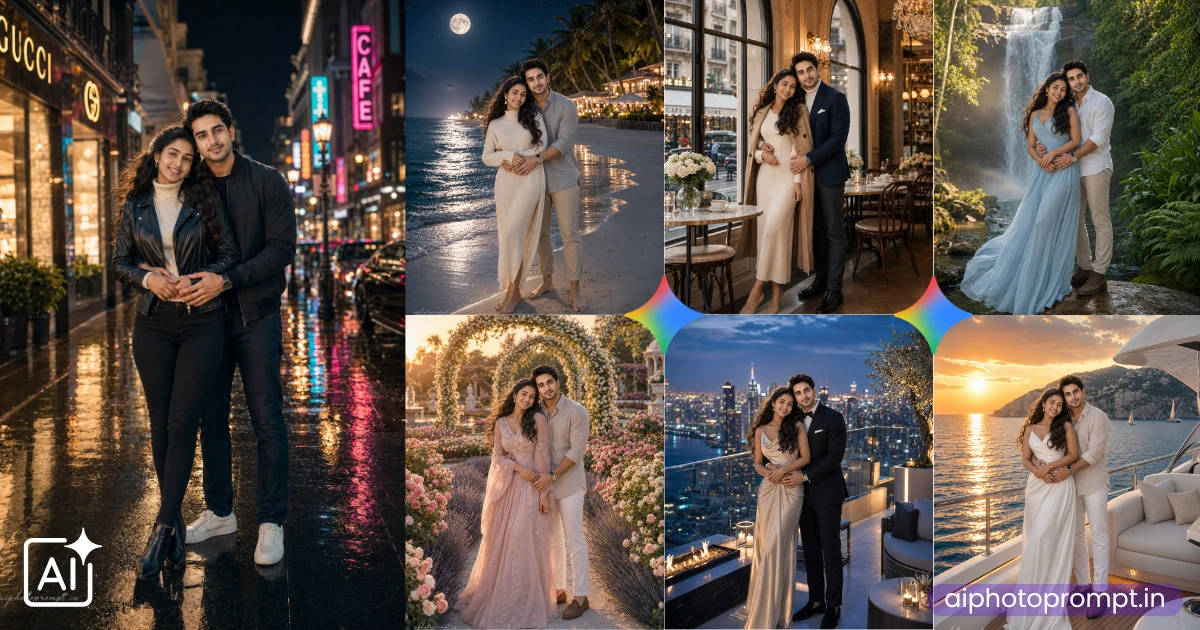 10 Gemini AI Couple Hug Photo Prompts, Copy Paste Ready