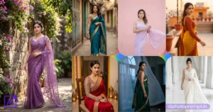 7 Gemini & ChatGPT Saree AI Photo Prompts for Girls